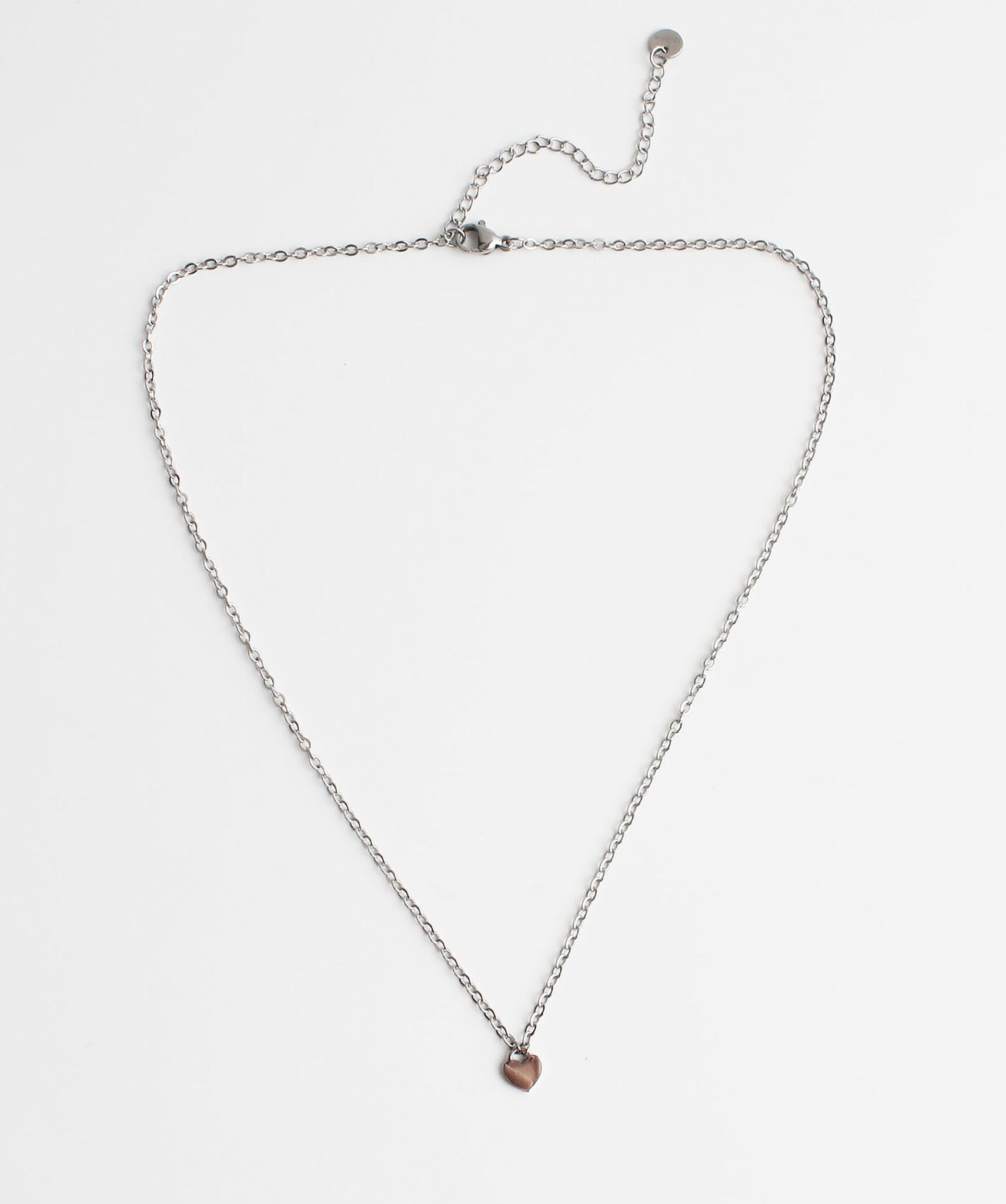 Coeur - Collier - Acier inoxydable