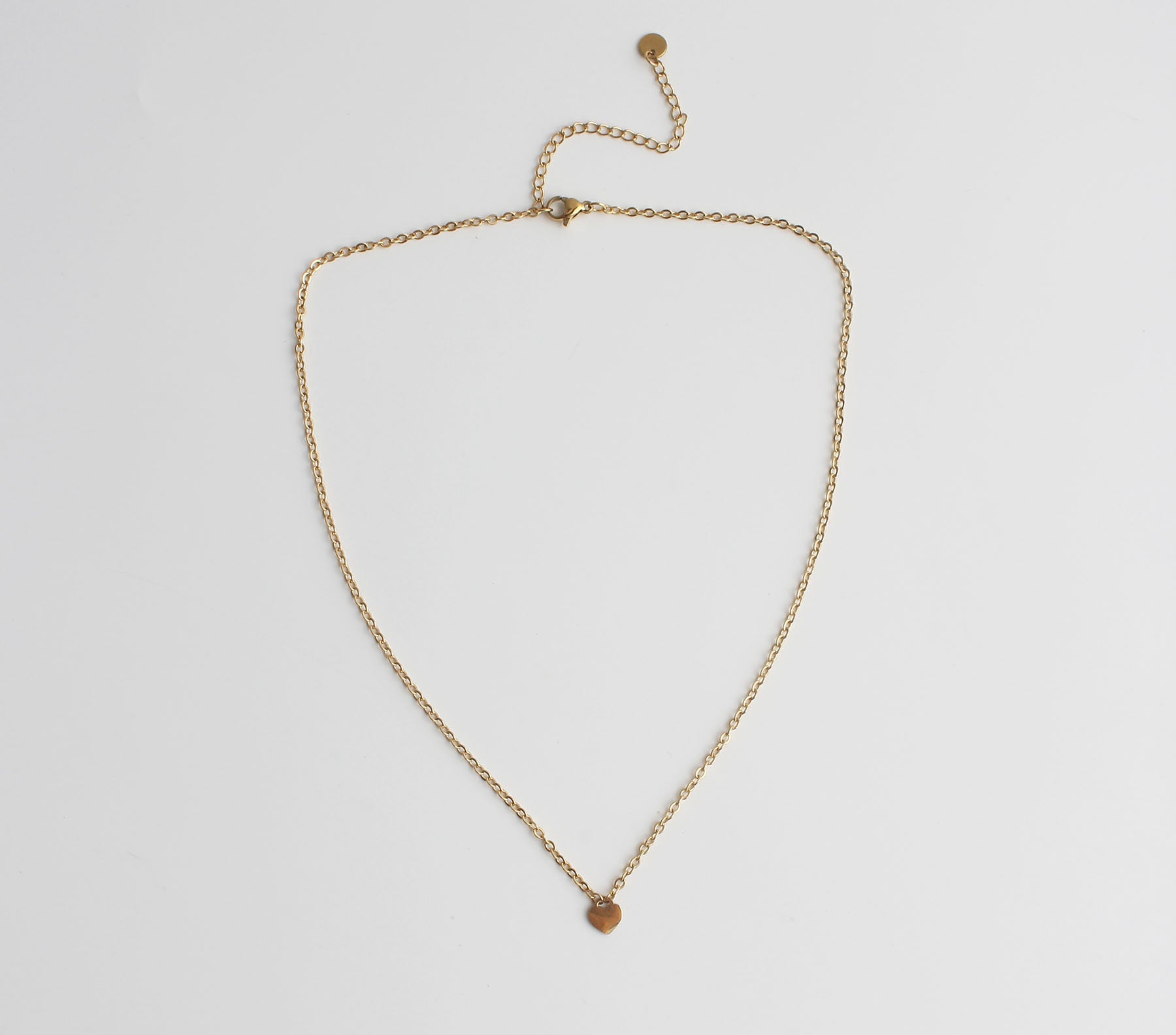 Golden Heart - Collier - Acier inoxydable