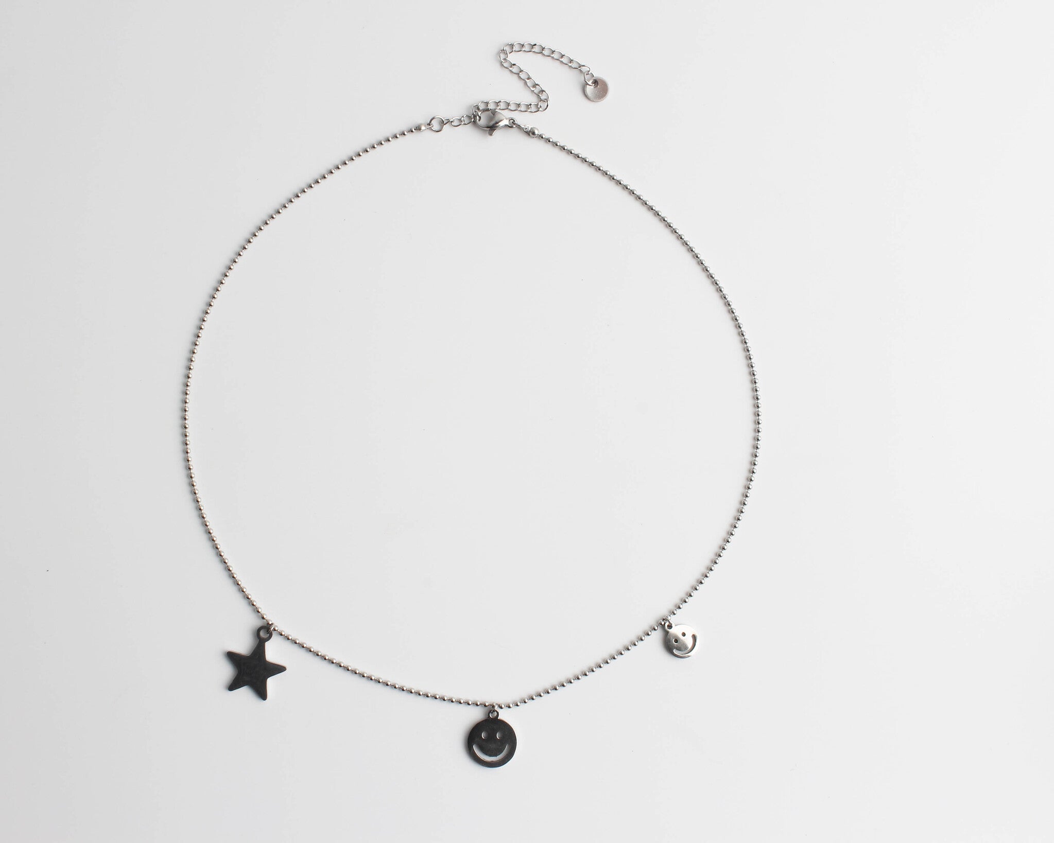 Smile Like A Star - Necklace - Stainless Steel