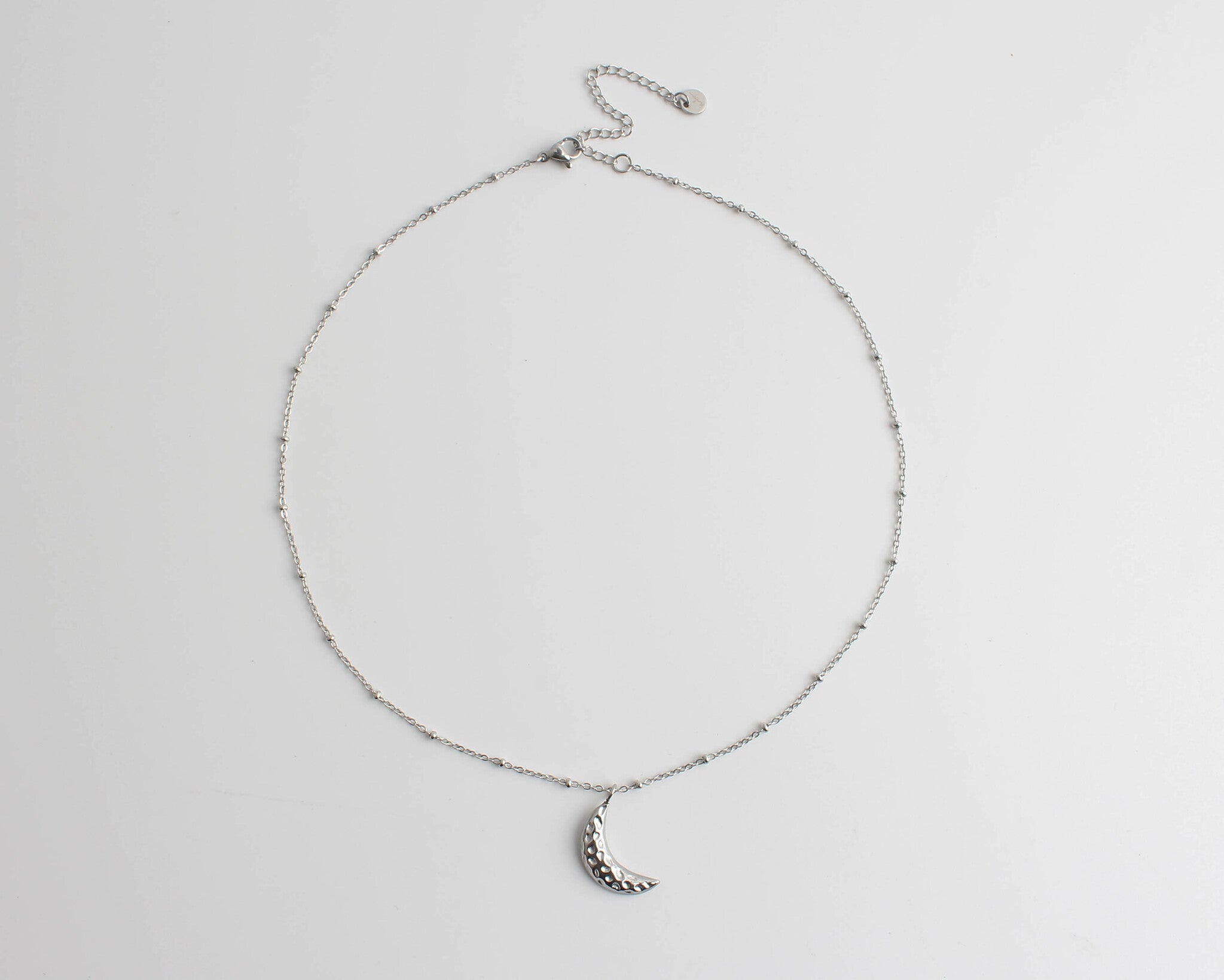 Moon - Collier - Acier inoxydable