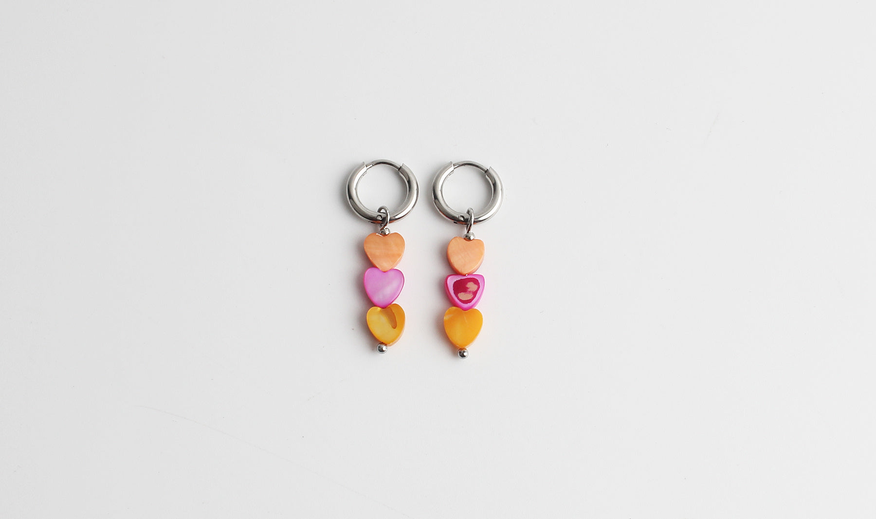 Heart To Heart - Boucles d'oreilles - Acier inoxydable