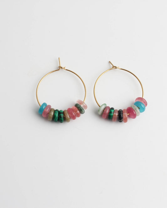 Happy Mix - Boucles d'oreilles - Acier inoxydable