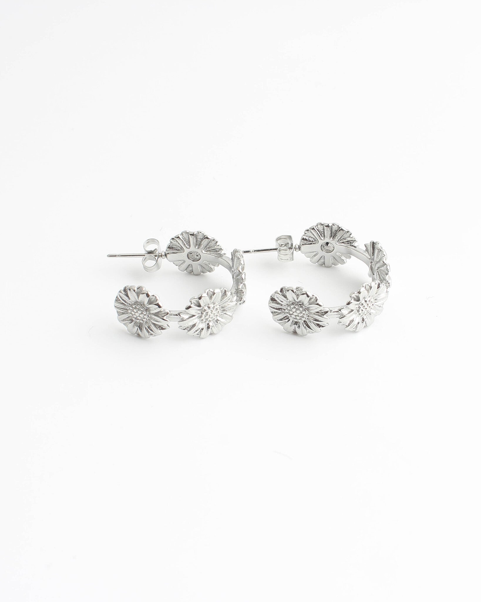 Juillet - Boucles d'oreilles - Acier inoxydable