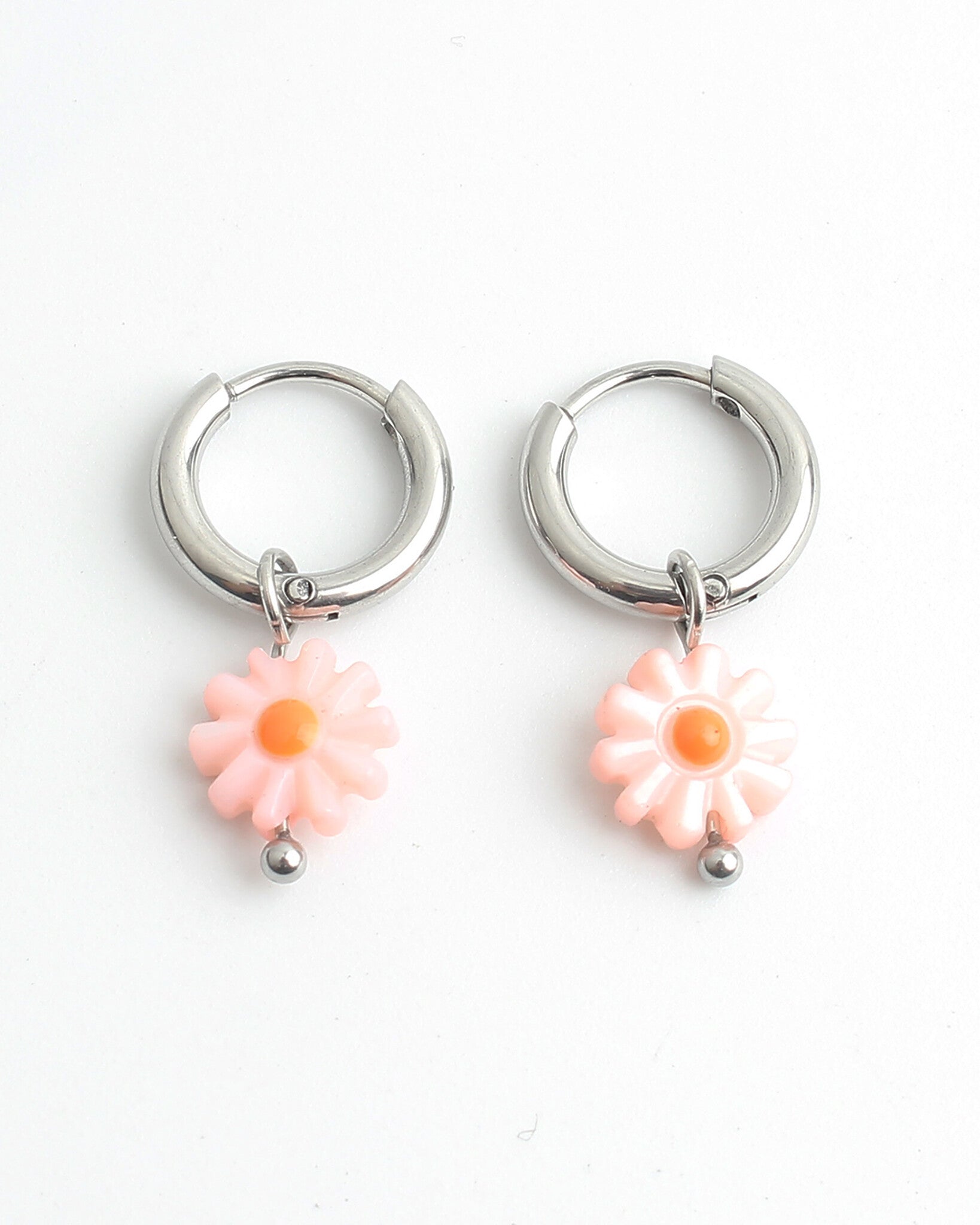 Daisy Flower - Boucles d'oreilles - Acier inoxydable