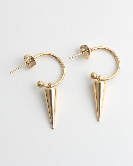 Spikey - Boucles d'oreilles - Acier inoxydable