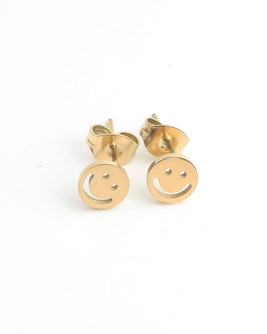 Smile - Boucles d'oreilles - Acier inoxydable