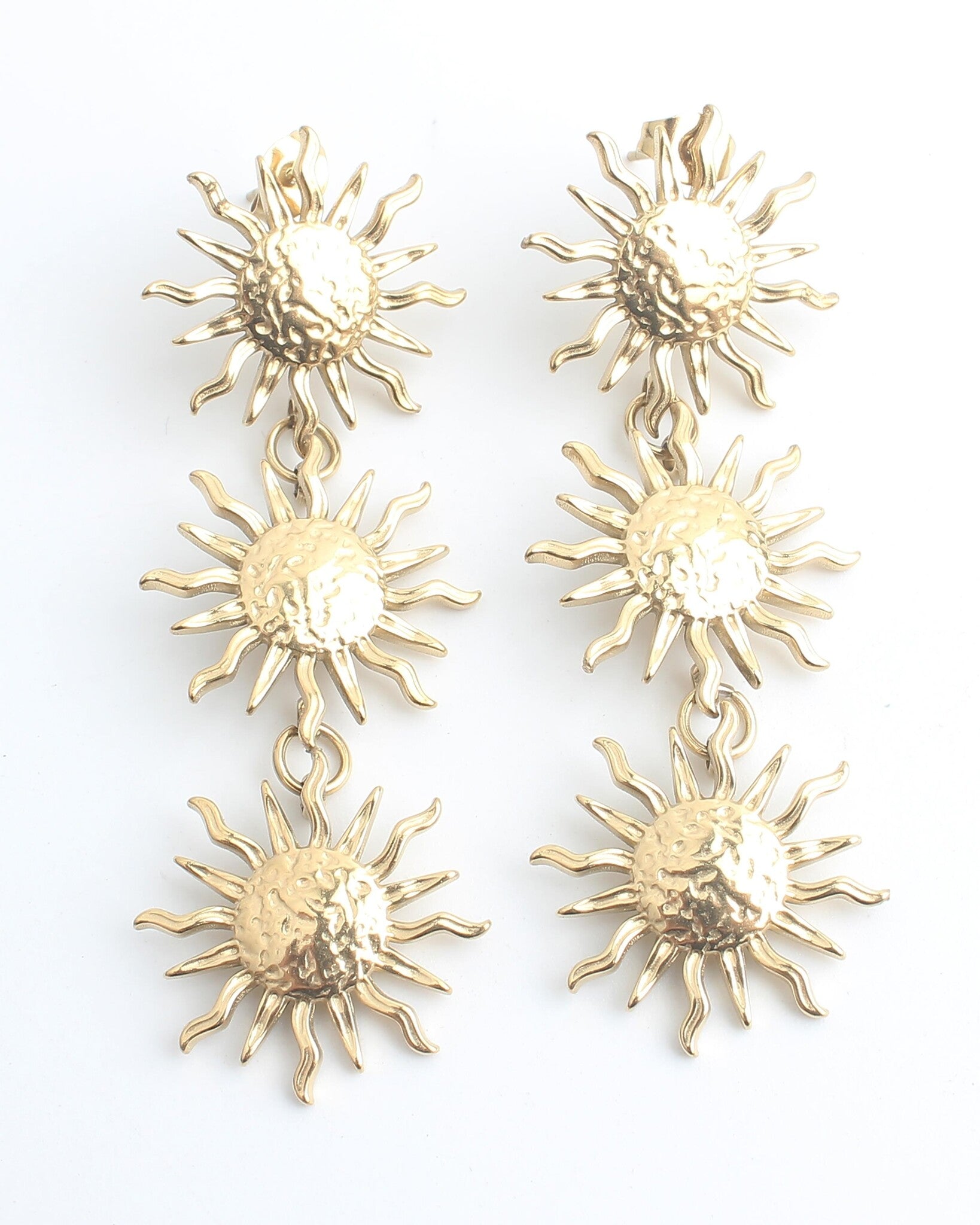 Sunflower Madness - Boucles d'oreilles - Acier inoxydable