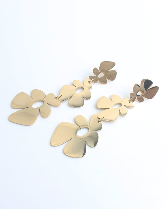 Fleurs, fleurs, fleurs - Boucles d'oreilles - Acier inoxydable