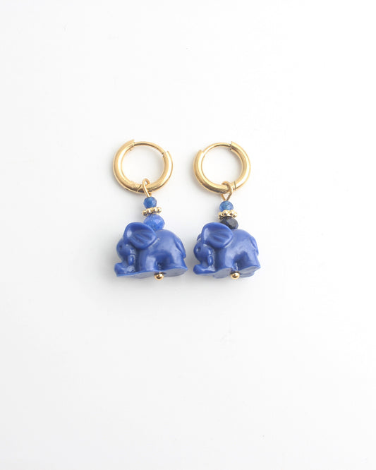 Eléphant - Boucles d'oreilles - Acier inoxydable