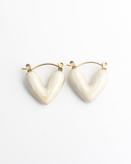 Coeur - Boucles d'oreilles - Acier inoxydable