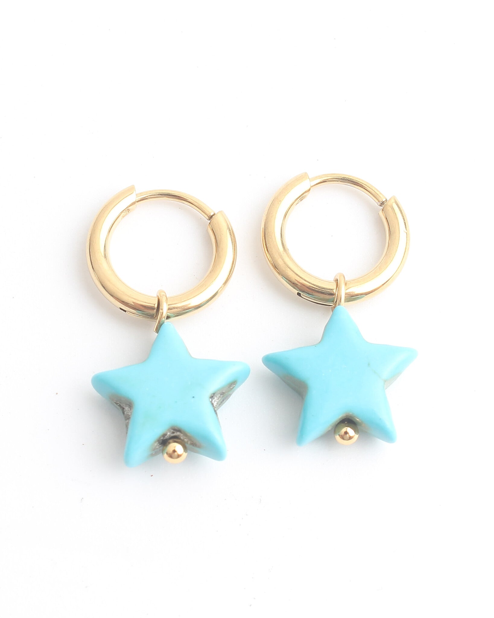 Bright Star - Boucles d'oreilles - Acier inoxydable