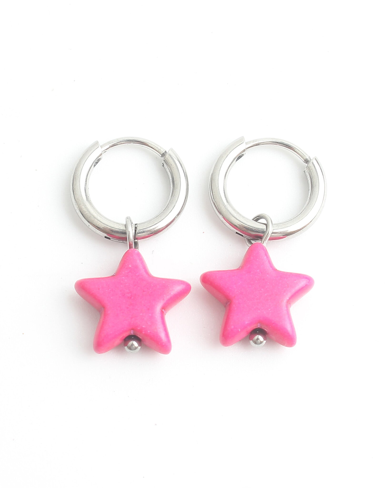 Bright Star - Boucles d'oreilles - Acier inoxydable