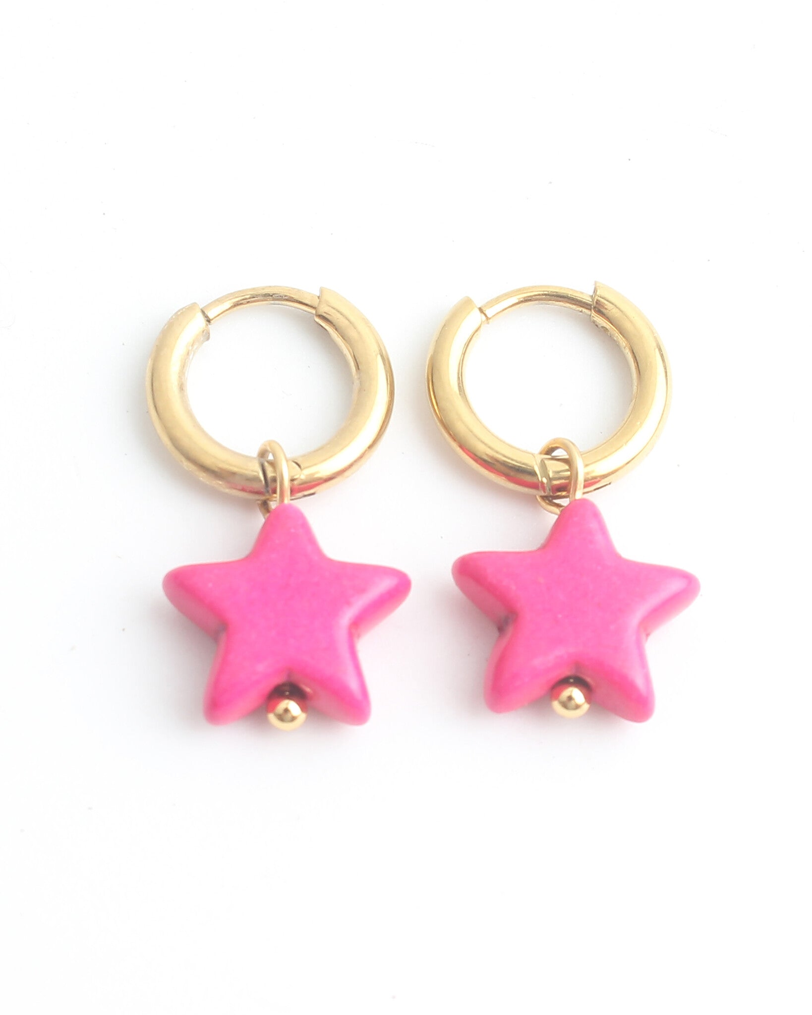 Bright Star - Boucles d'oreilles - Acier inoxydable