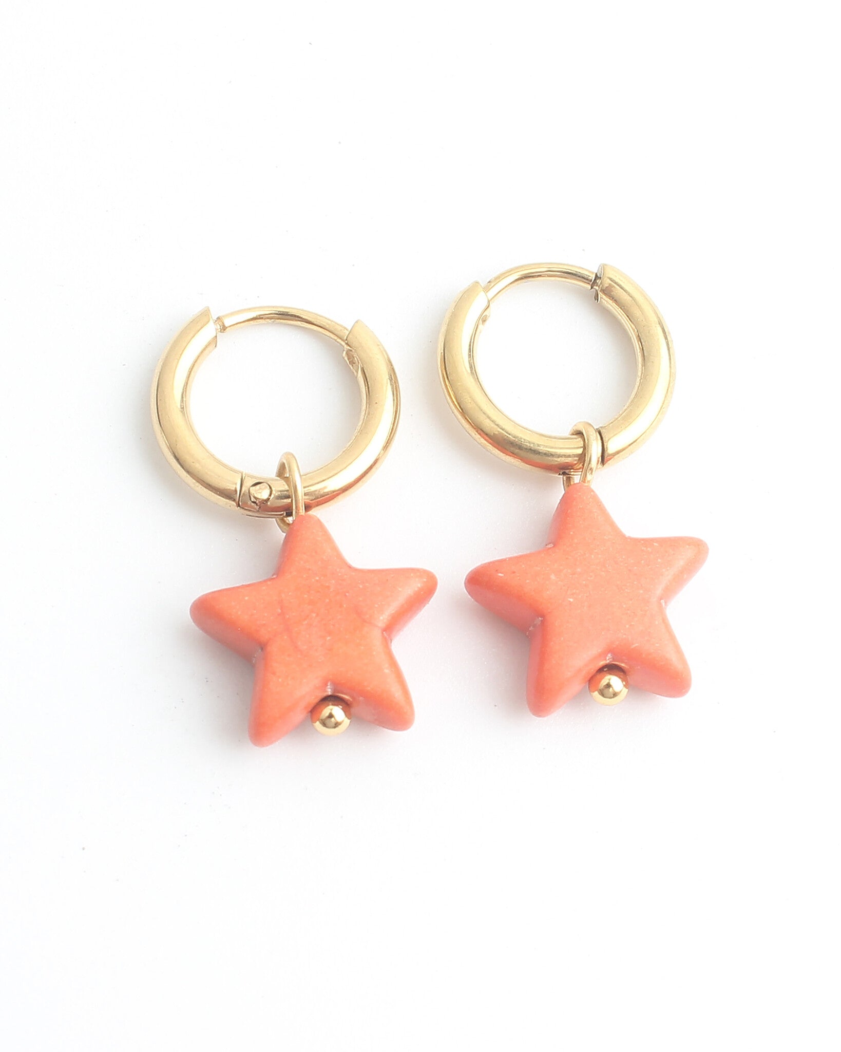 Bright Star - Boucles d'oreilles - Acier inoxydable