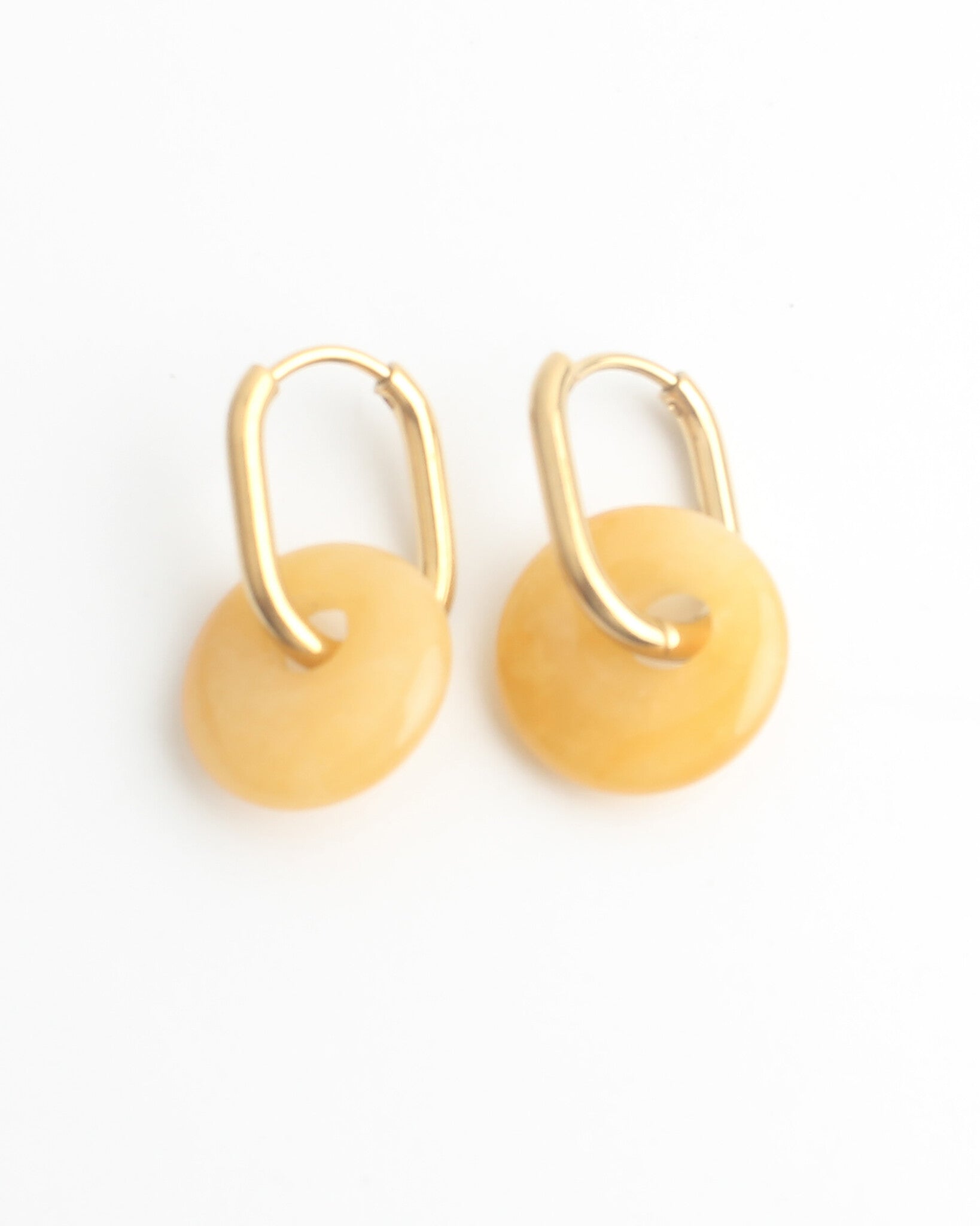 Tiny Tirza - Boucles d'oreilles - Pierre naturelle - Acier inoxydable