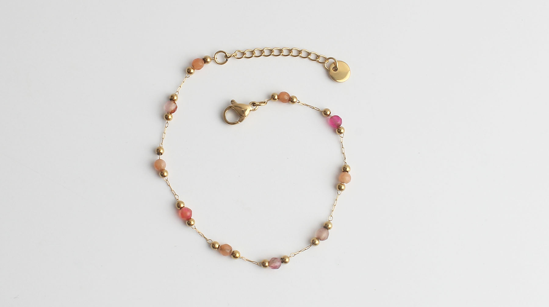 Sophia - Bracelet - Pierre naturelle - Acier inoxydable