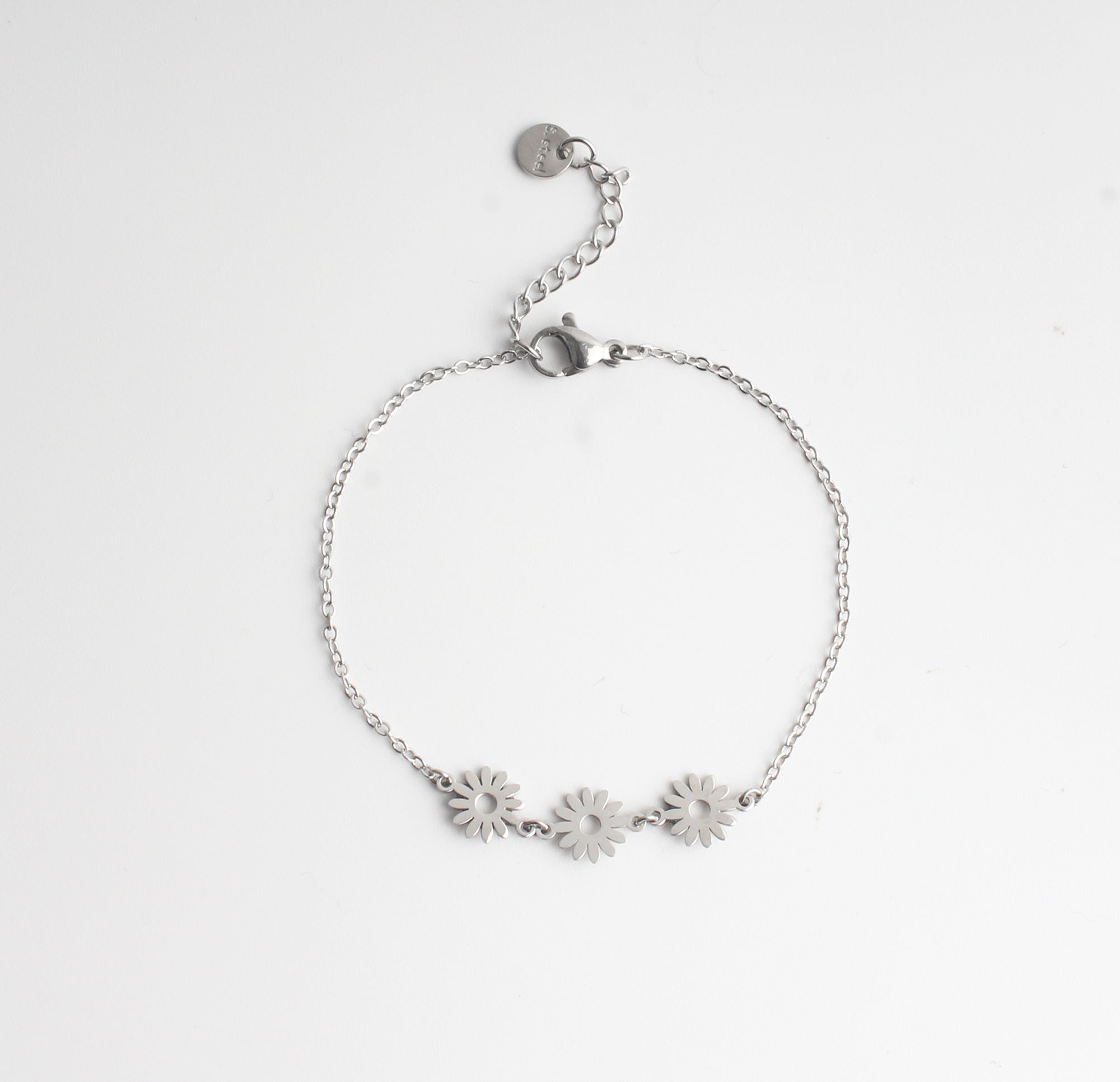 Daisy Flowers - Bracelet - Acier inoxydable