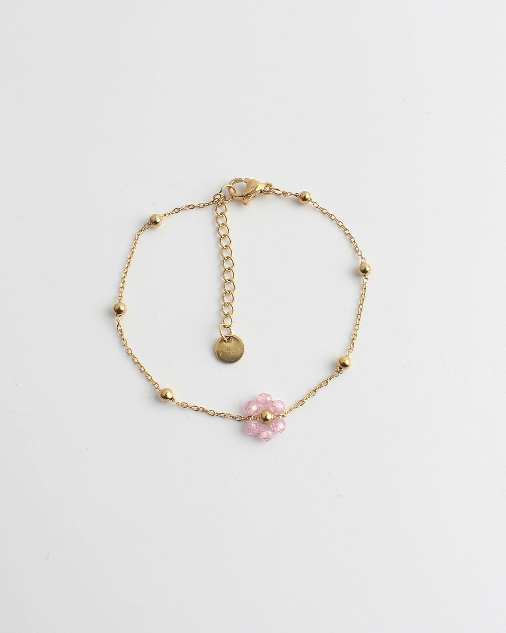 Fleur - Bracelet - Acier inoxydable