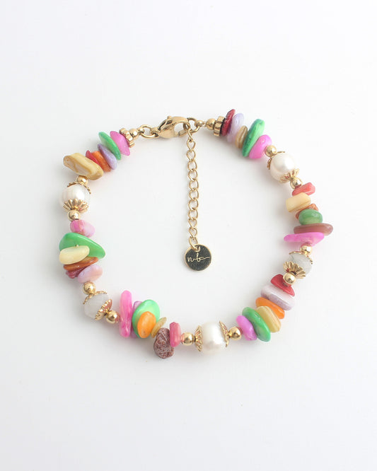 Rainbow Shell - Bracelet - Acier inoxydable