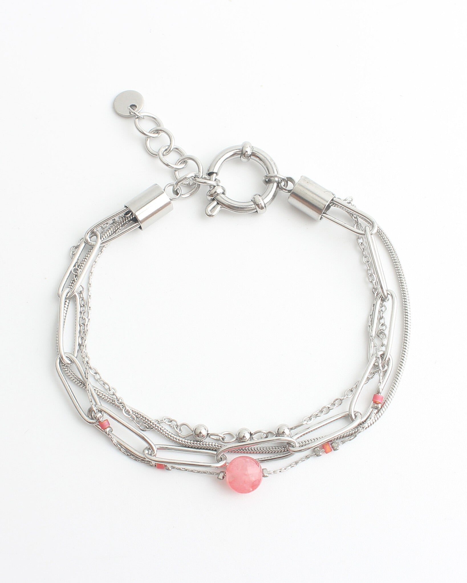 Eloise - Bracelet - 4 couches - Acier inoxydable