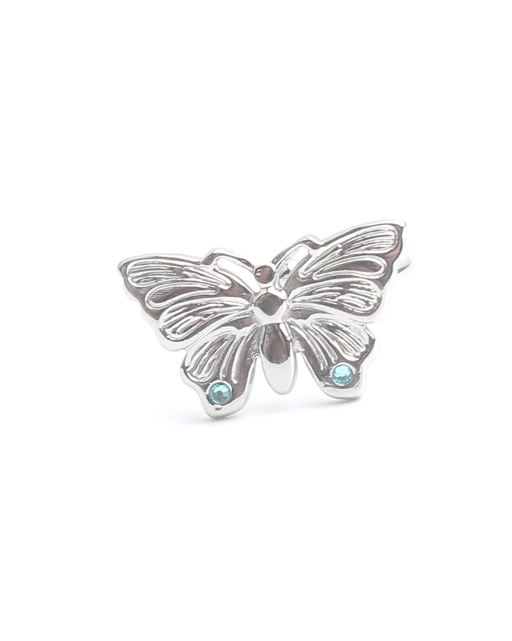 Papillon - Bague - Acier inoxydable