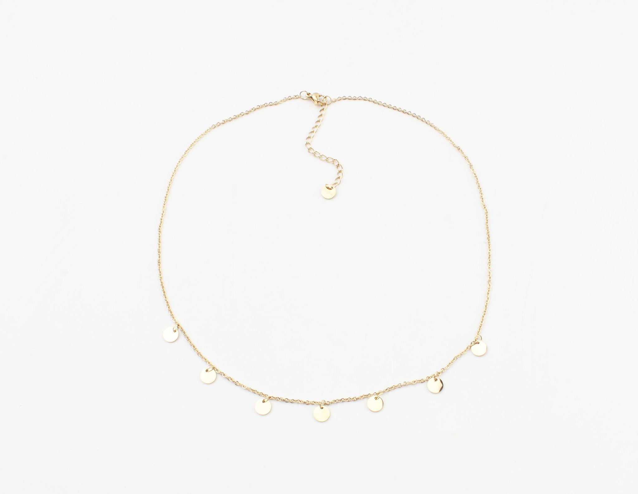 Pièces de monnaie - Collier - Acier inoxydable