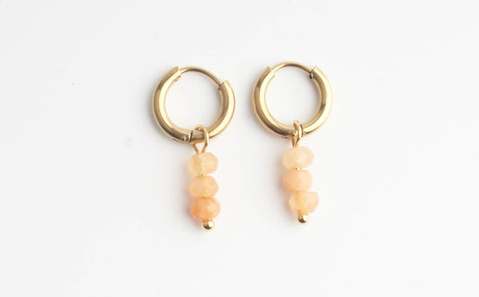 Luna - Boucles d'oreilles - Acier inoxydable