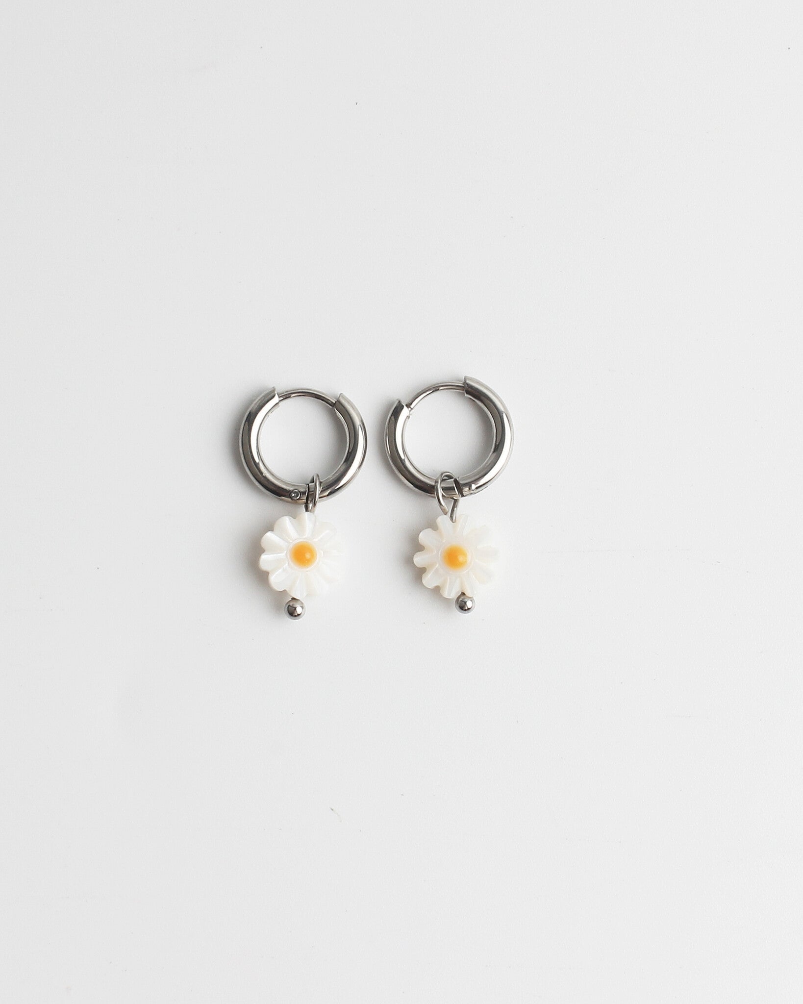 Daisy Flower - Boucles d'oreilles - Acier inoxydable