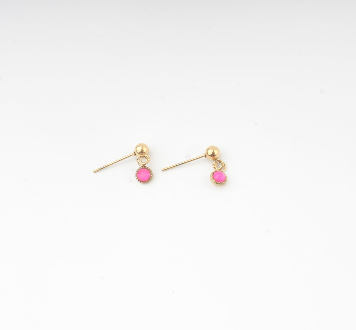 Estrella - Boucles d'oreilles - Clous d'oreilles - Acier inoxydable