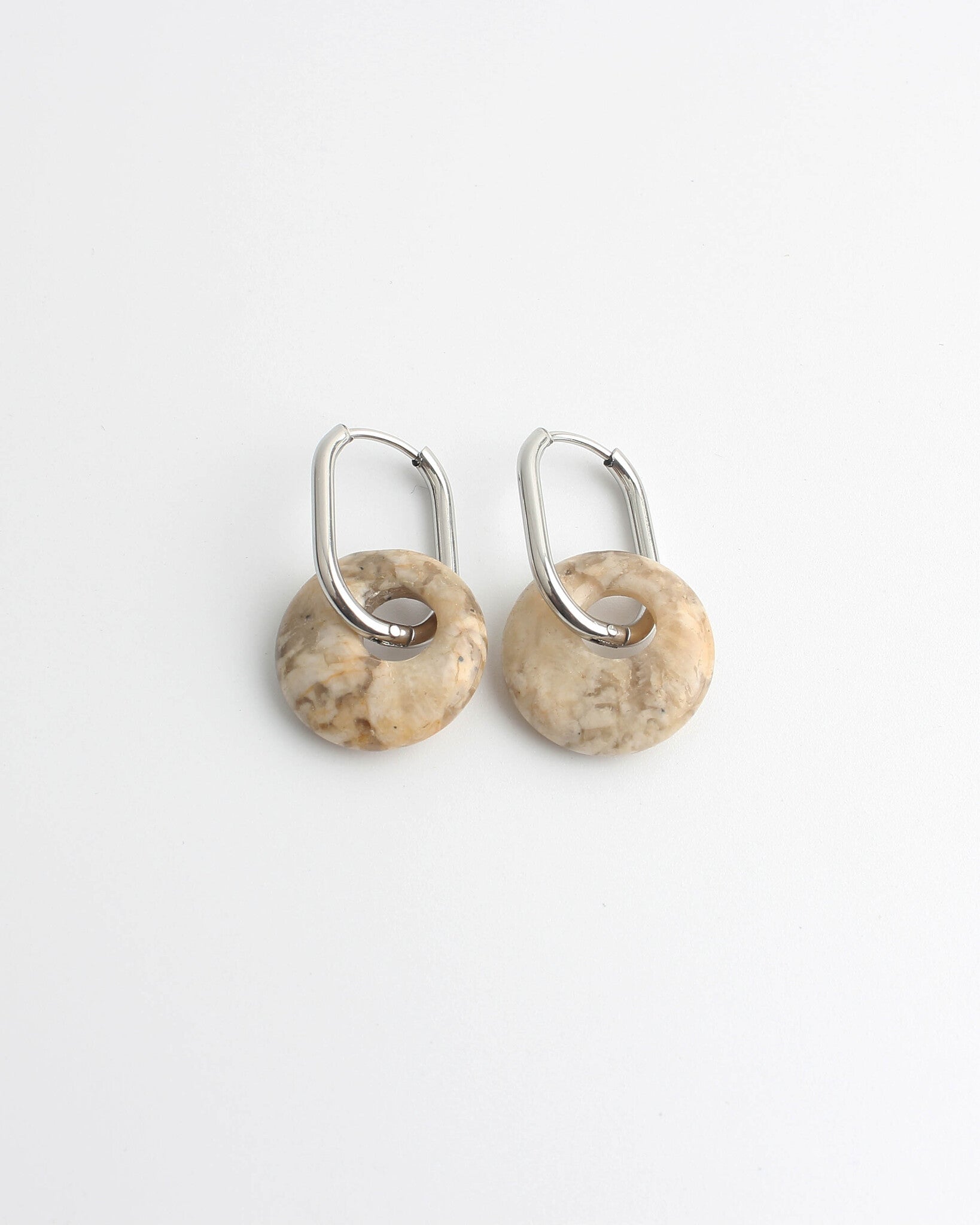 Tirza - Boucles d'oreilles - Pierre naturelle - Acier inoxydable