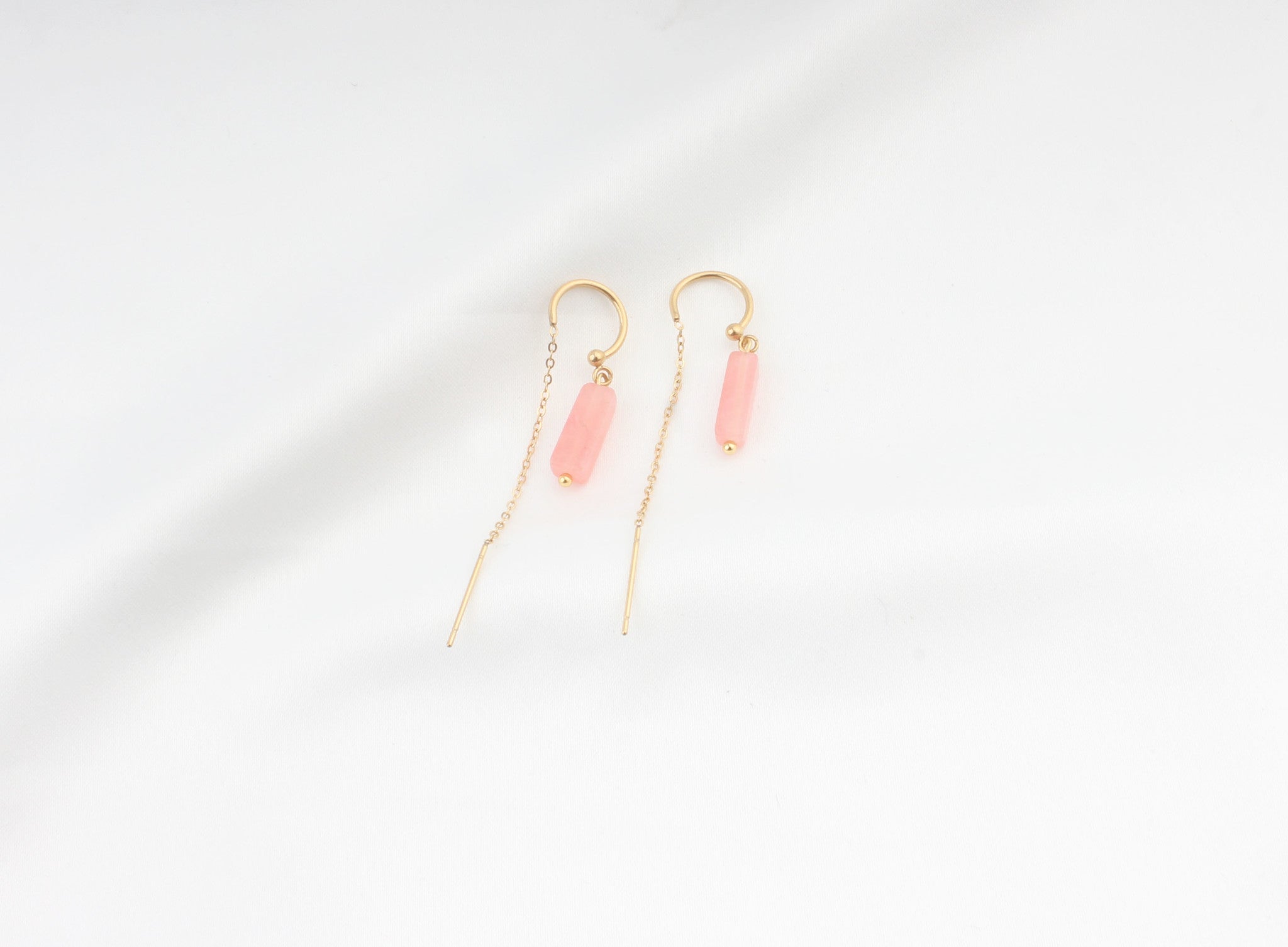 Yaya - Boucles d'oreilles - Pierre naturelle - Acier inoxydable