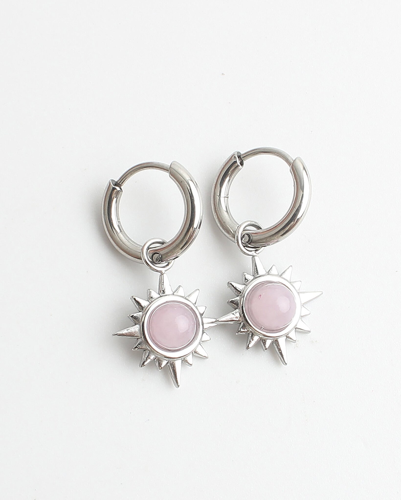 Chasser le soleil - Boucles d'oreilles - Acier inoxydable