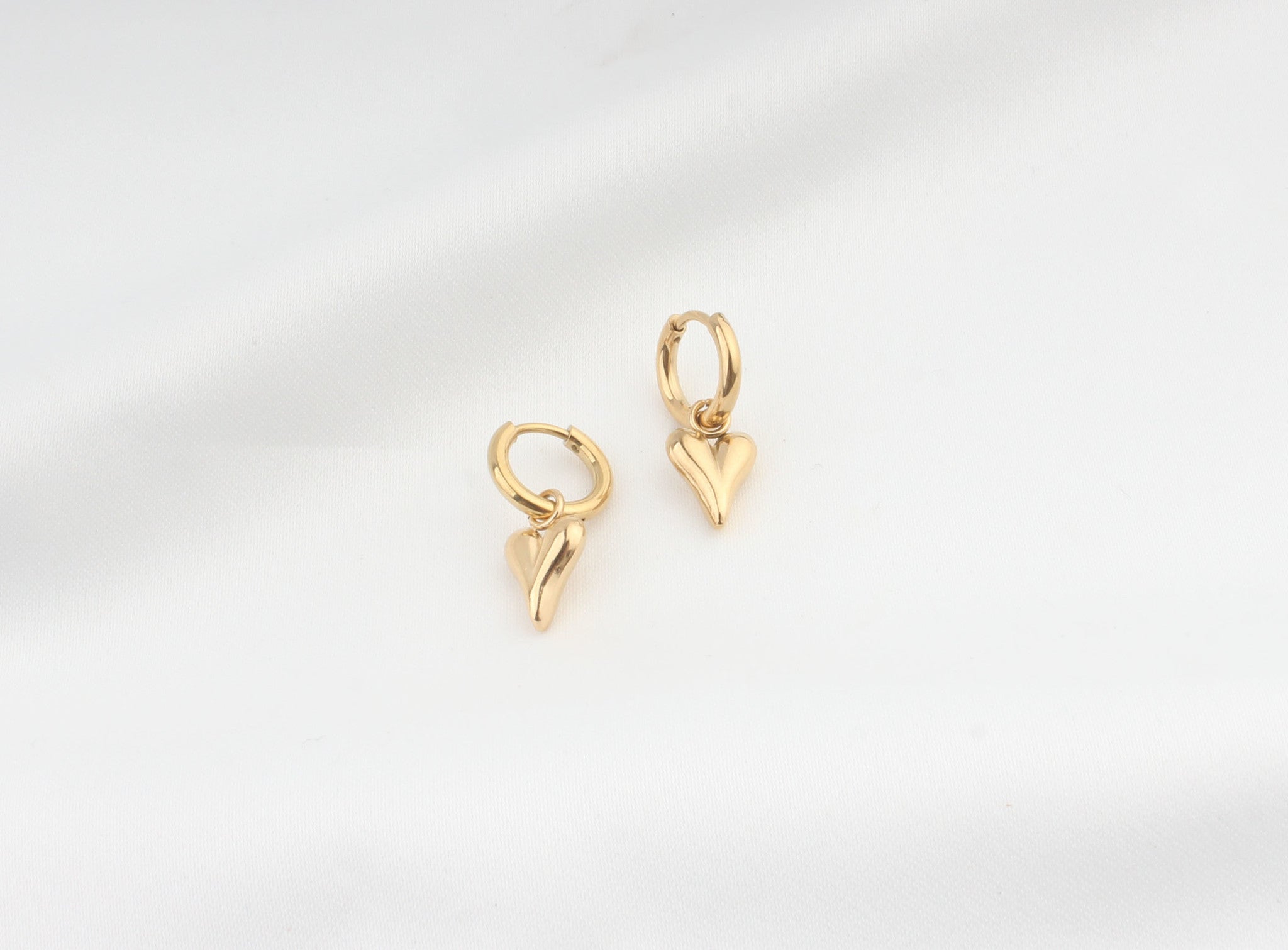 Coeur parfait - Boucles d'oreilles - Acier inoxydable