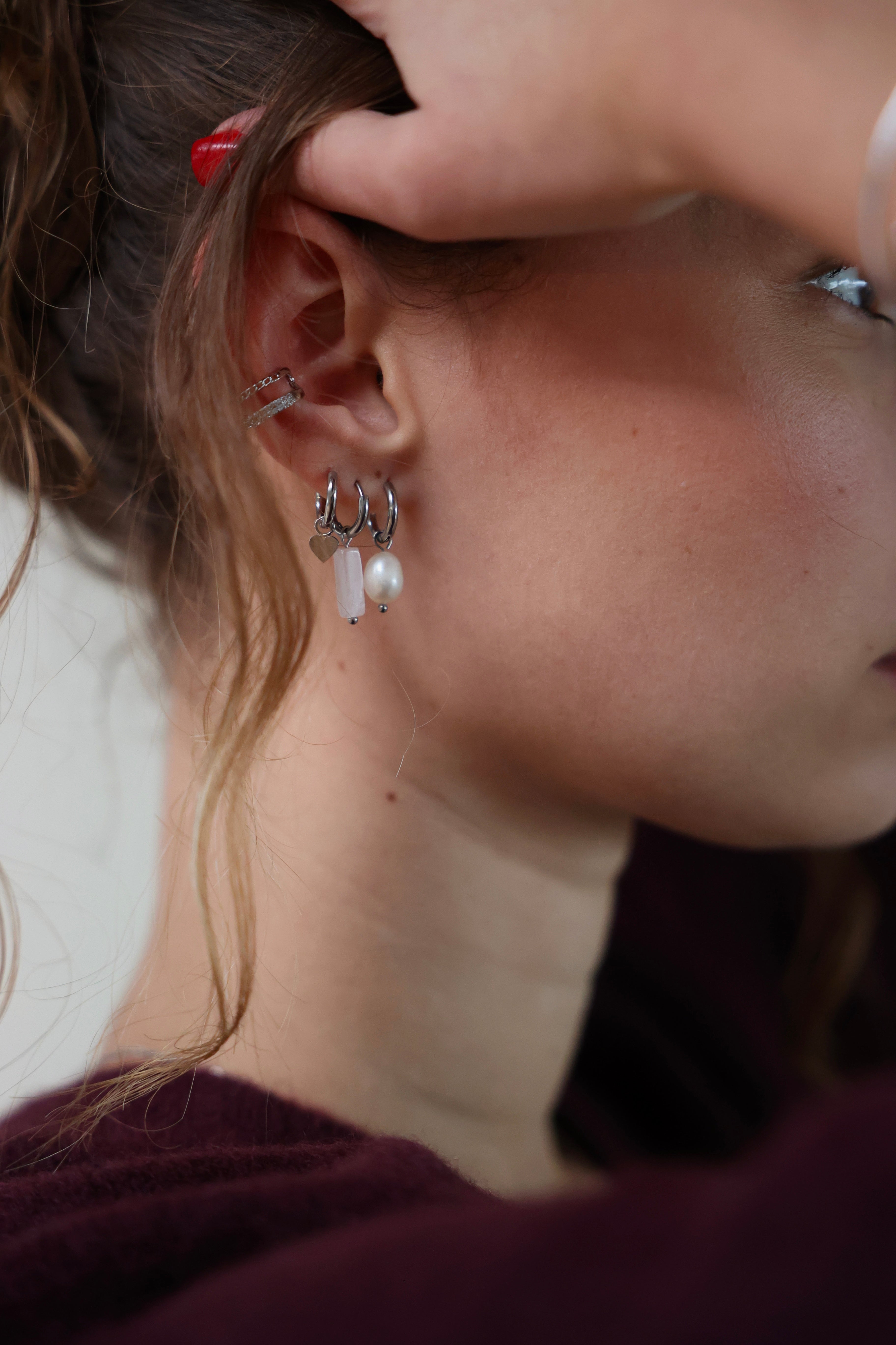 Sparkle - Manchette d'oreille - Acier inoxydable