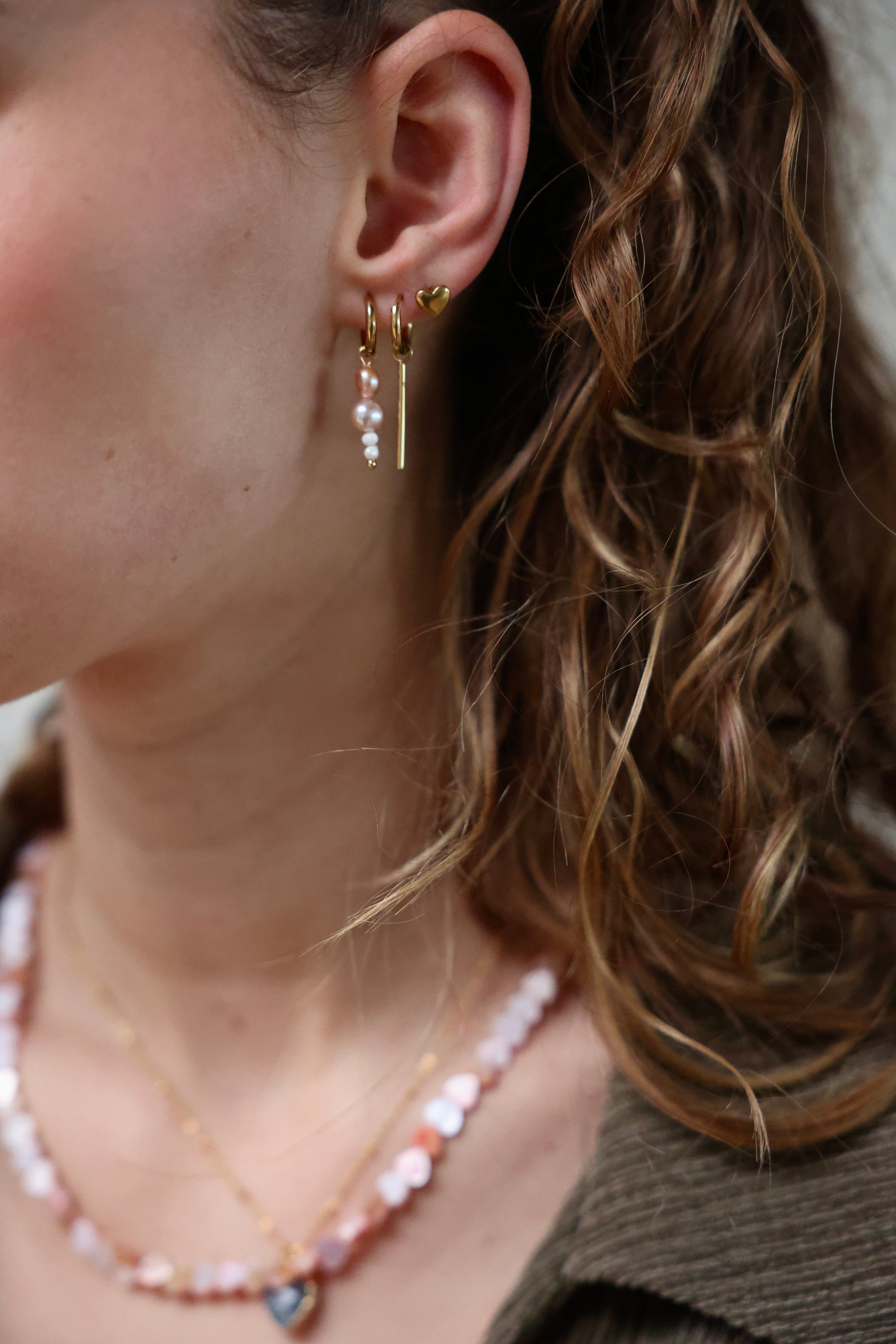 Frais - Boucles d'oreilles - Acier inoxydable