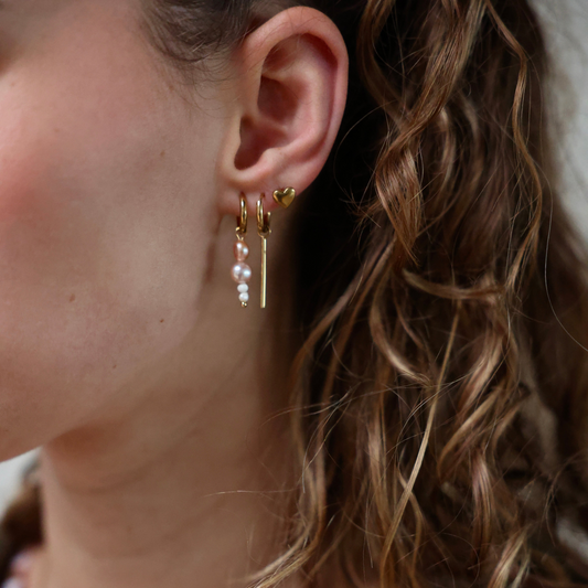 Mon Amour - Boucles d'oreilles - Acier inoxydable