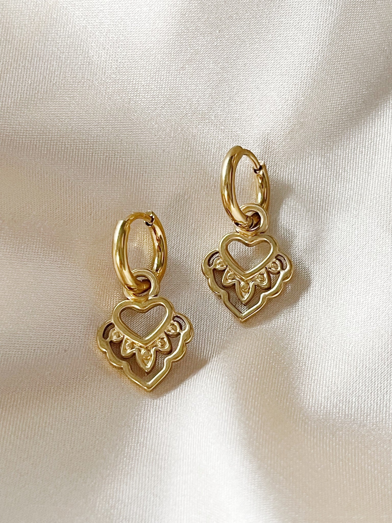 I Heart You - Boucles d'oreilles - Acier inoxydable