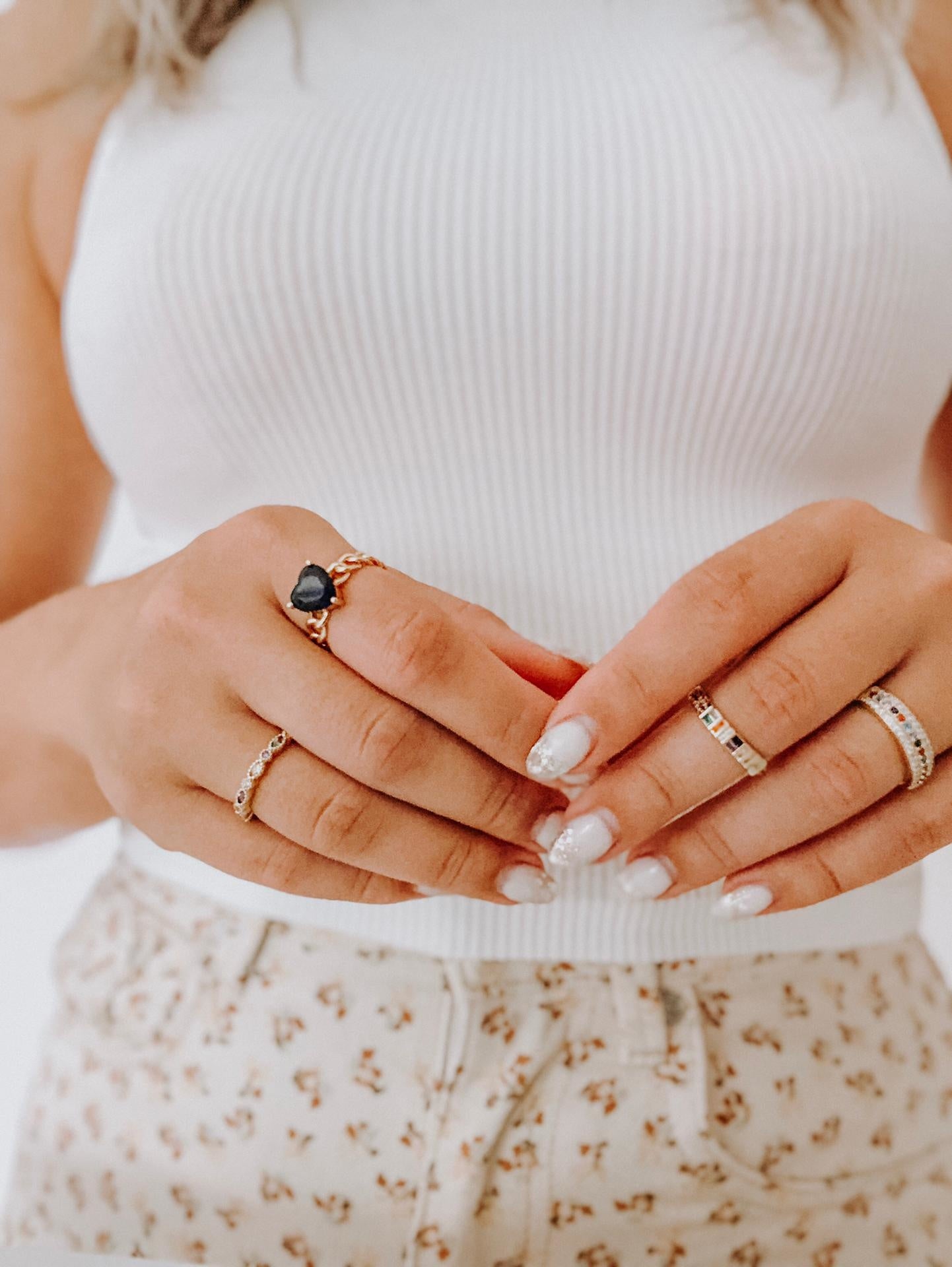 La meilleure amie des filles - Bague - Plaqué or - Ajustable