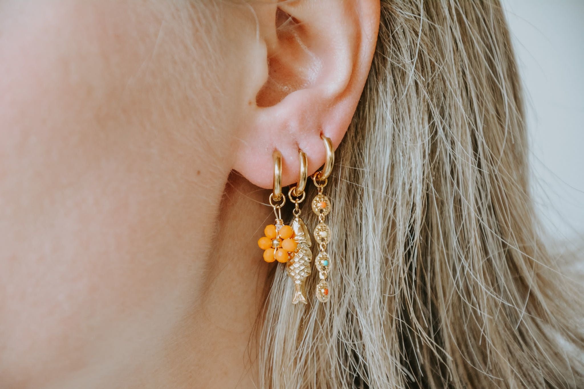 Tiny Flower - Earrings - Stainless Steel