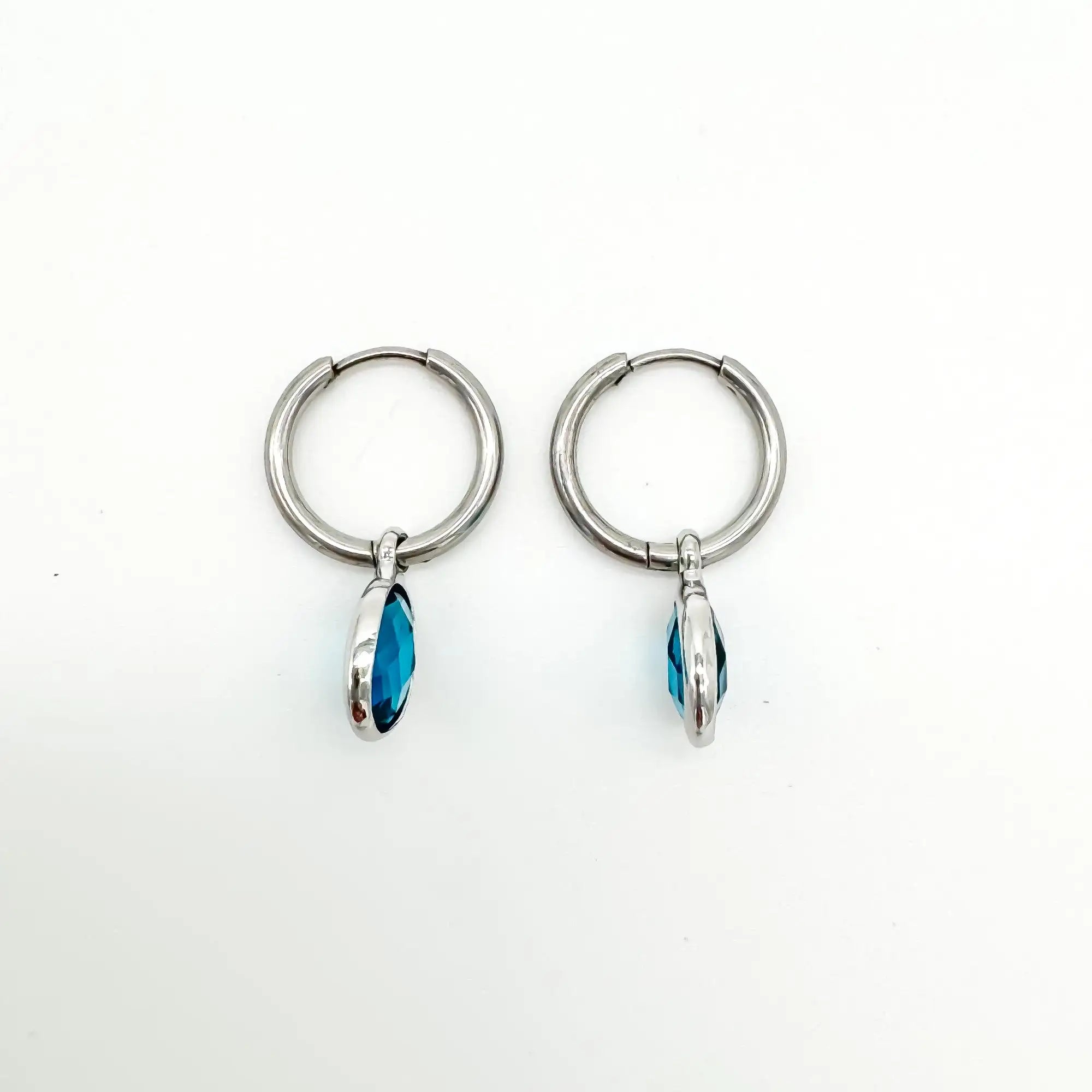 Dana ovale - Boucles d'oreilles - Acier inoxydable