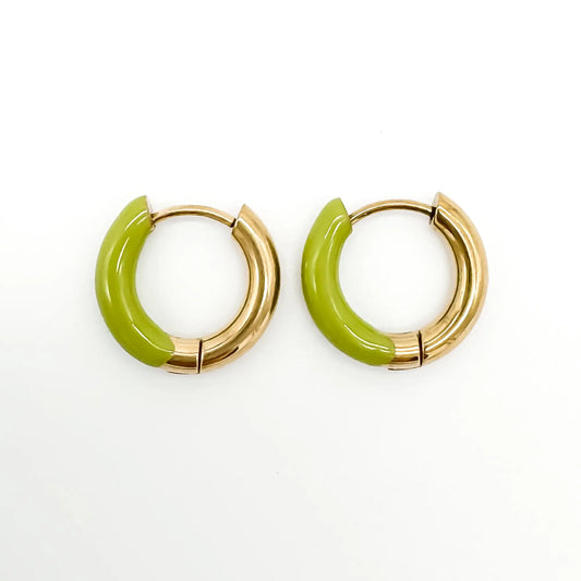 Happy Times - Boucles d'oreilles - Acier inoxydable