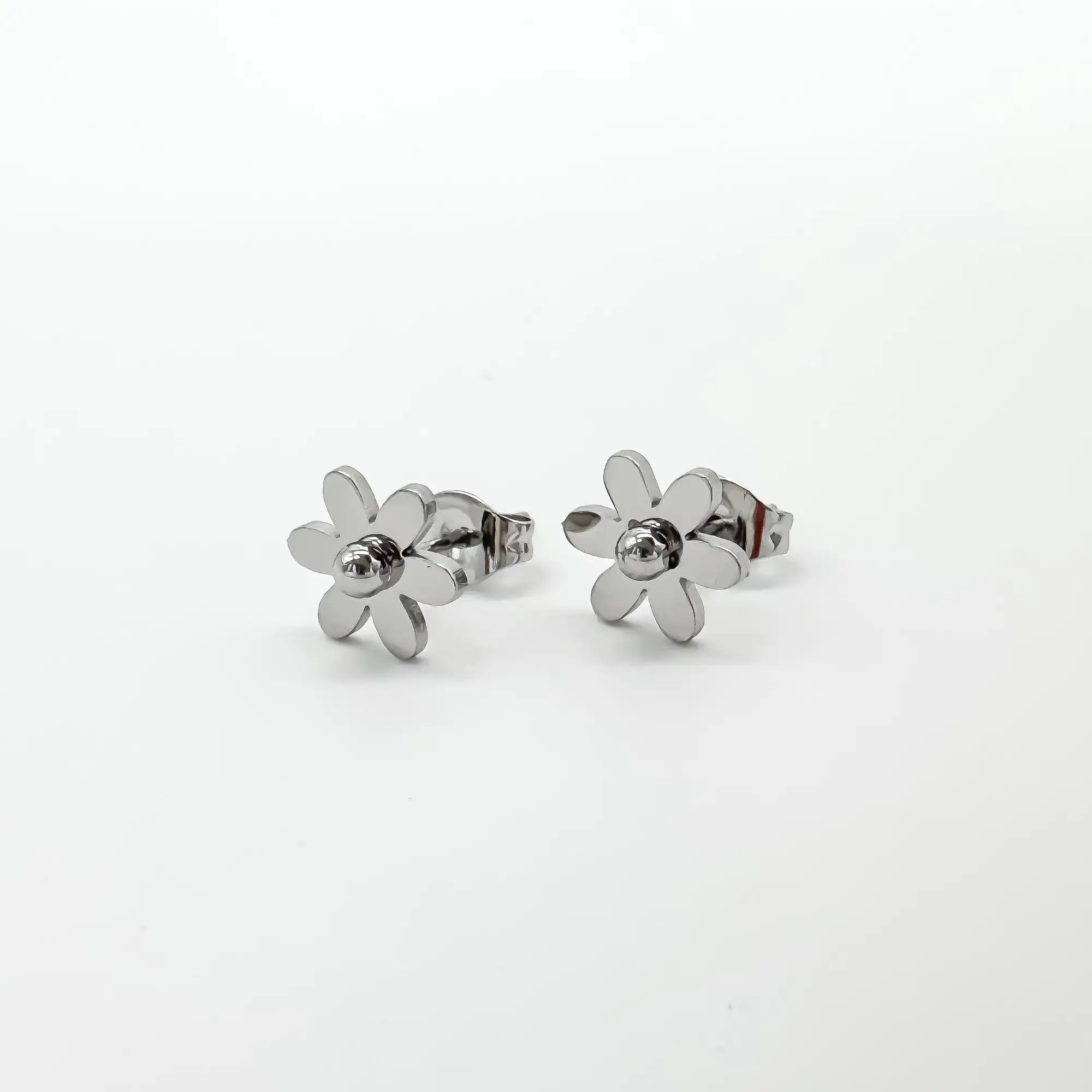 Fleur de marguerite - Boucle d'oreilles - Boucles d'oreilles - Acier inoxydable