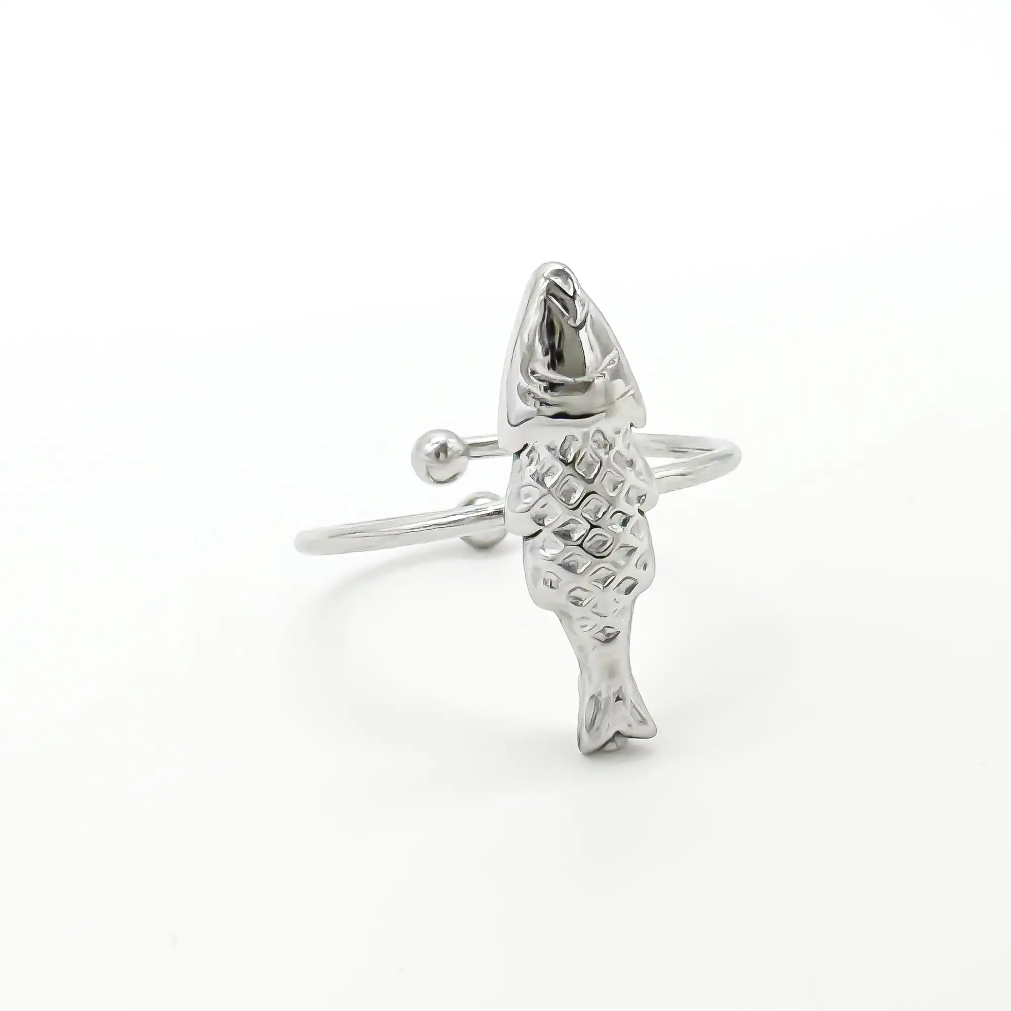 Fish - Ring - Stainless Steel