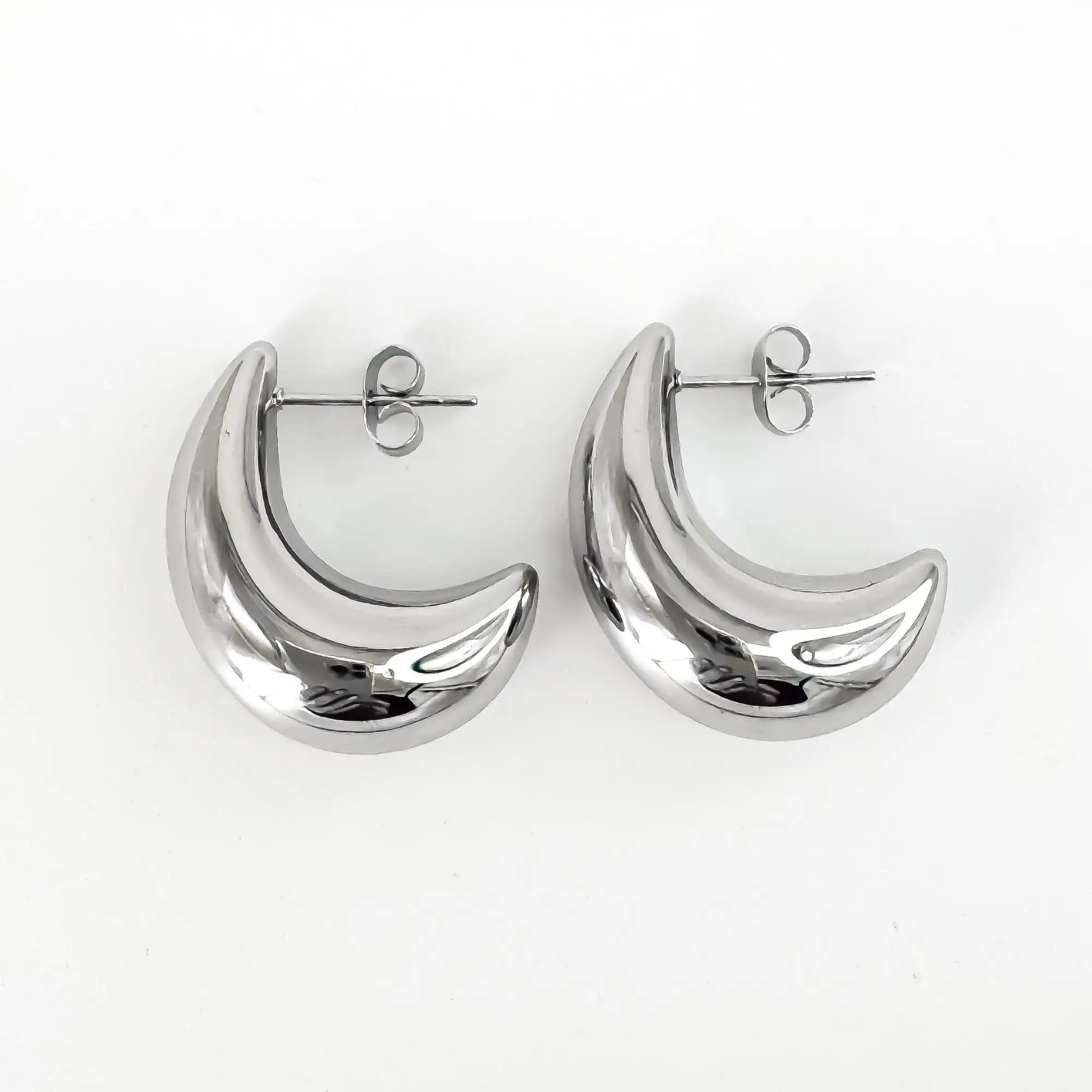 Noor - Boucles d'oreilles - Acier inoxydable