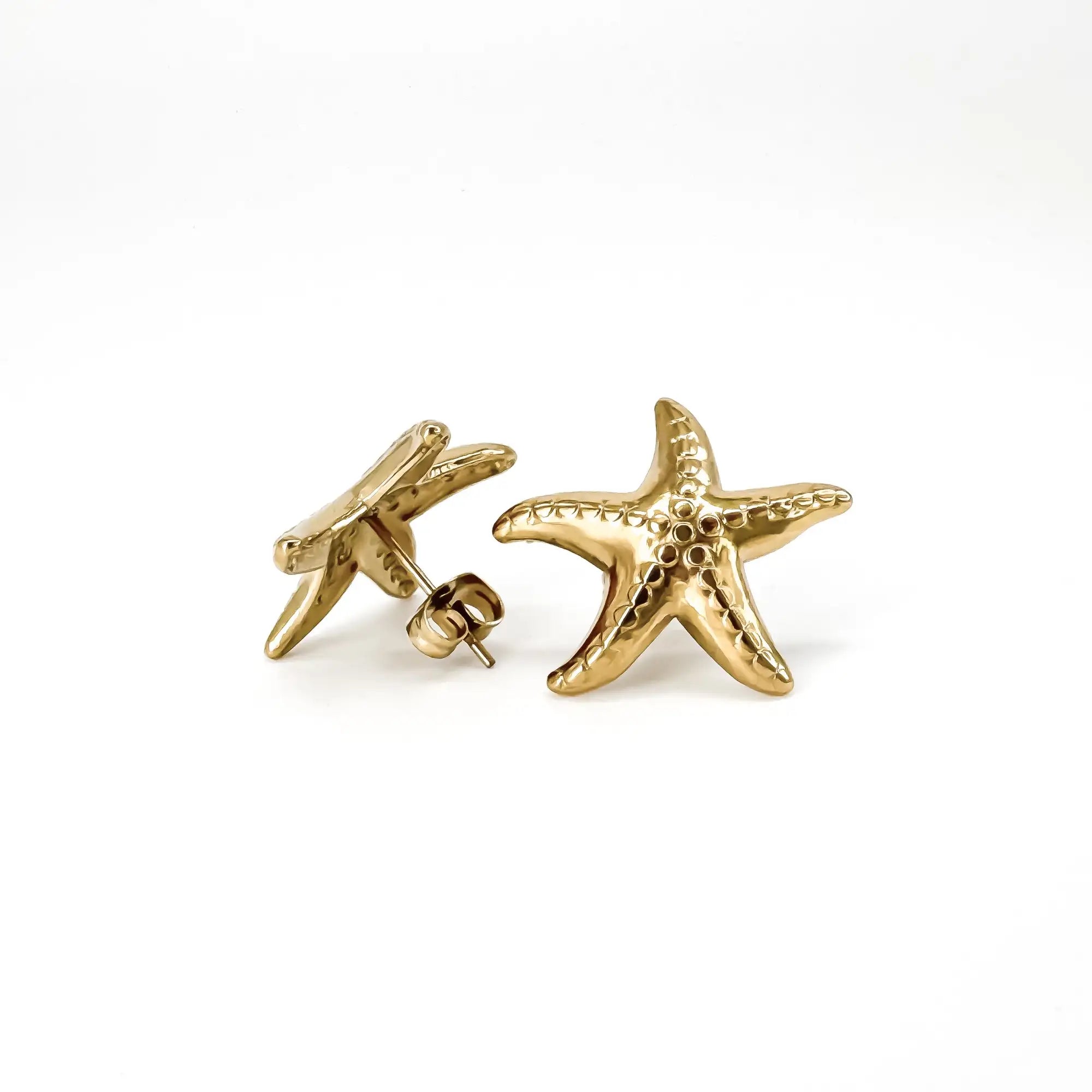 Starfish - Studs - Oorbellen - Stainless Steel