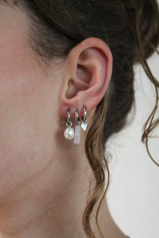 Petit coeur - Boucles d'oreilles - Acier inoxydable