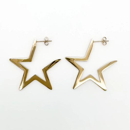 Mega Star - Boucles d'oreilles - Acier inoxydable