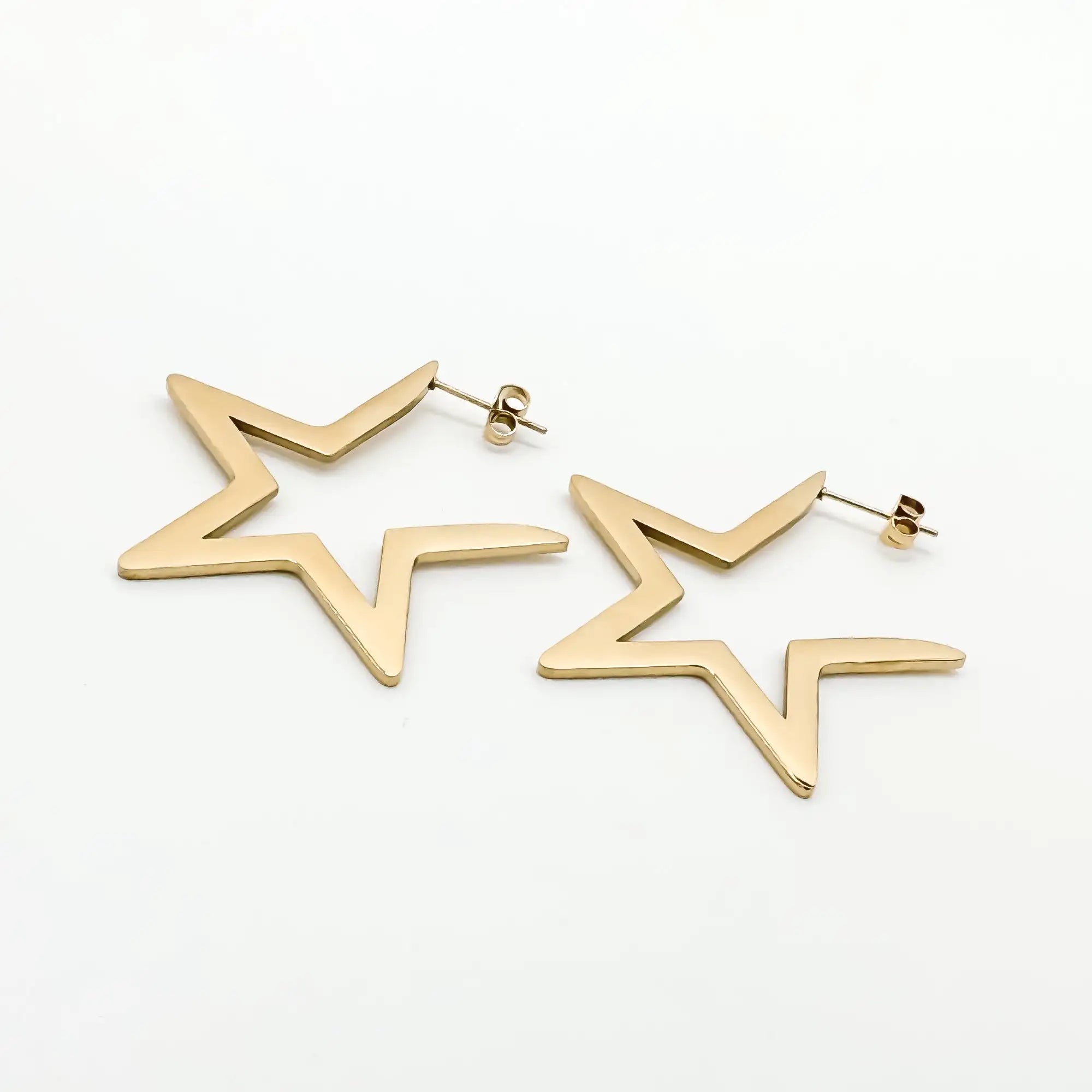 Mega Star - Boucles d'oreilles - Acier inoxydable