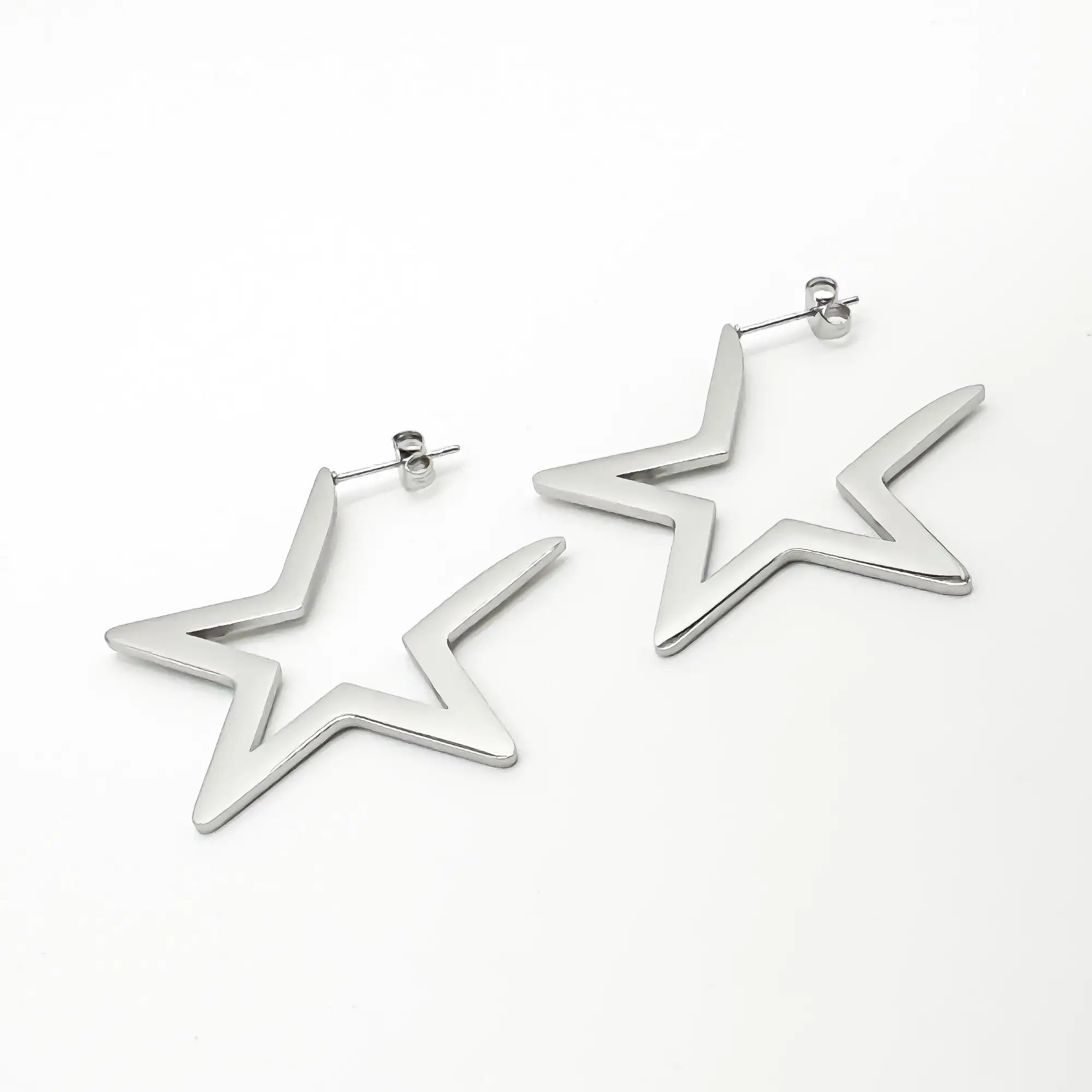 Mega Star - Boucles d'oreilles - Acier inoxydable