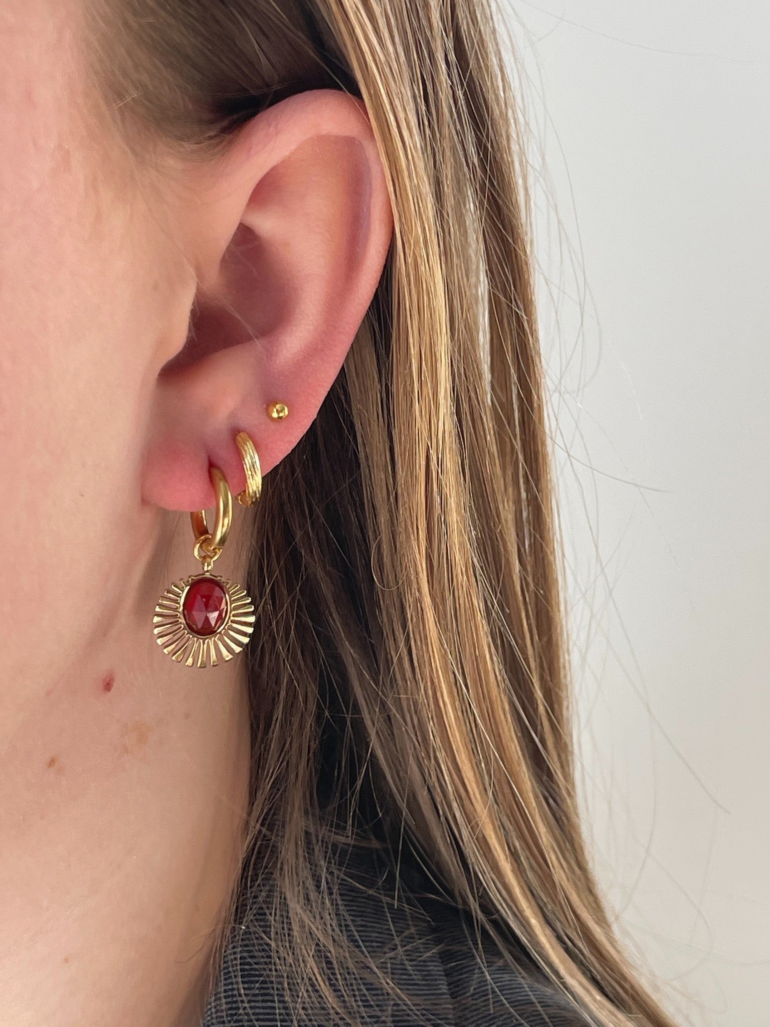 Solenge - Boucles d'oreilles - Acier inoxydable